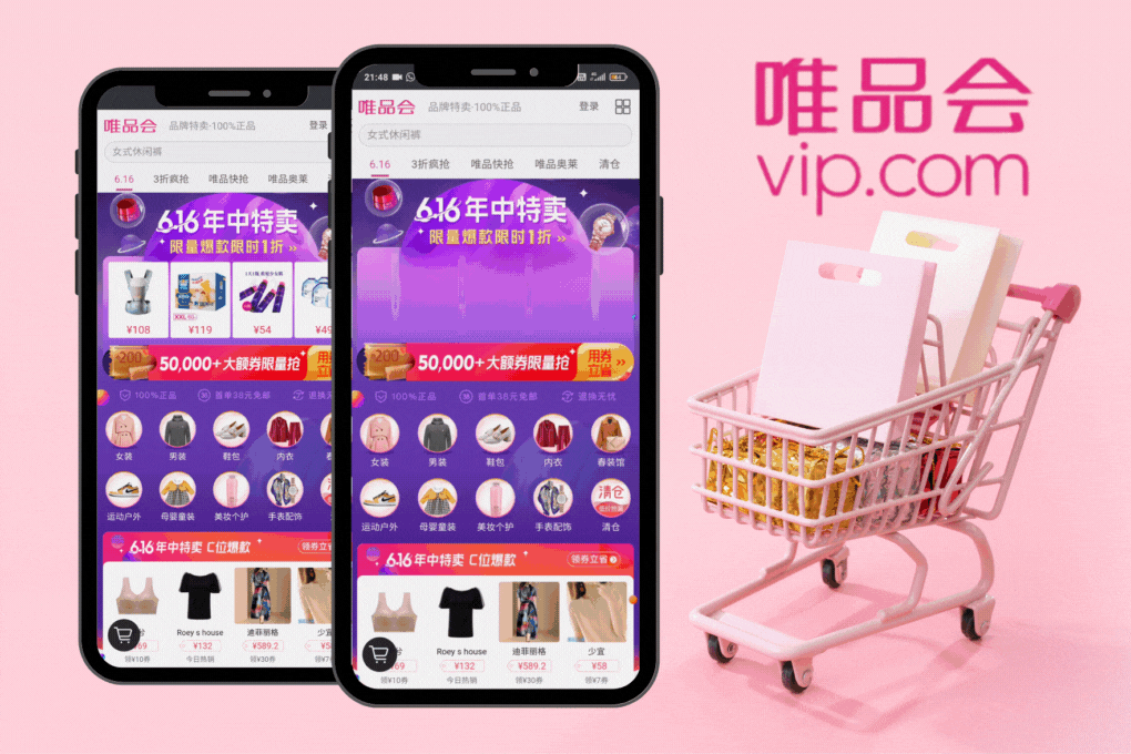 Chinese eCommerce platforms: Vip Shop