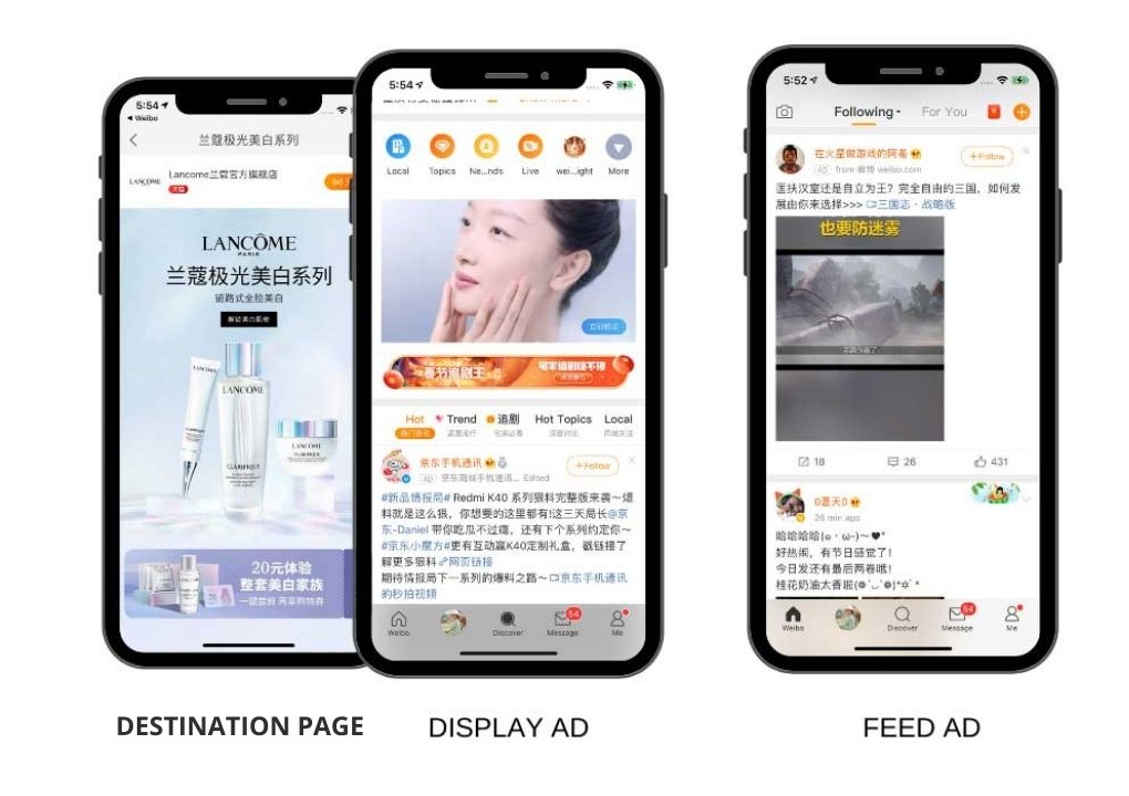 Advertising in China: Weibo paid ads